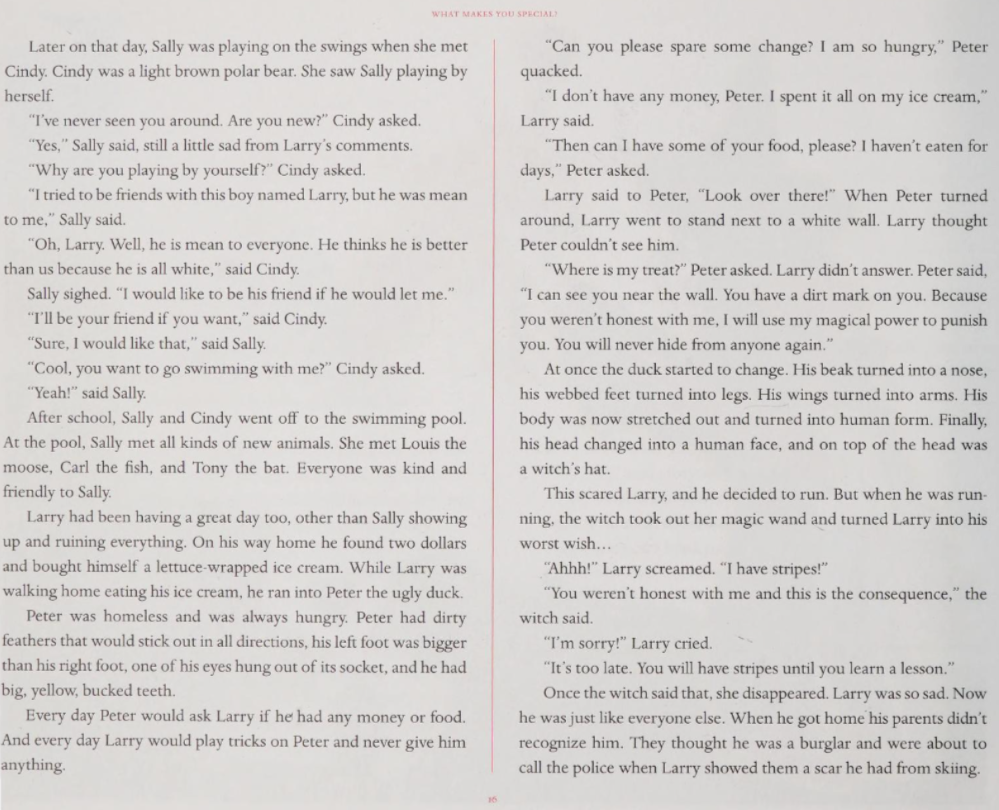 Page 2: Larry meets Sally and learns about friendship