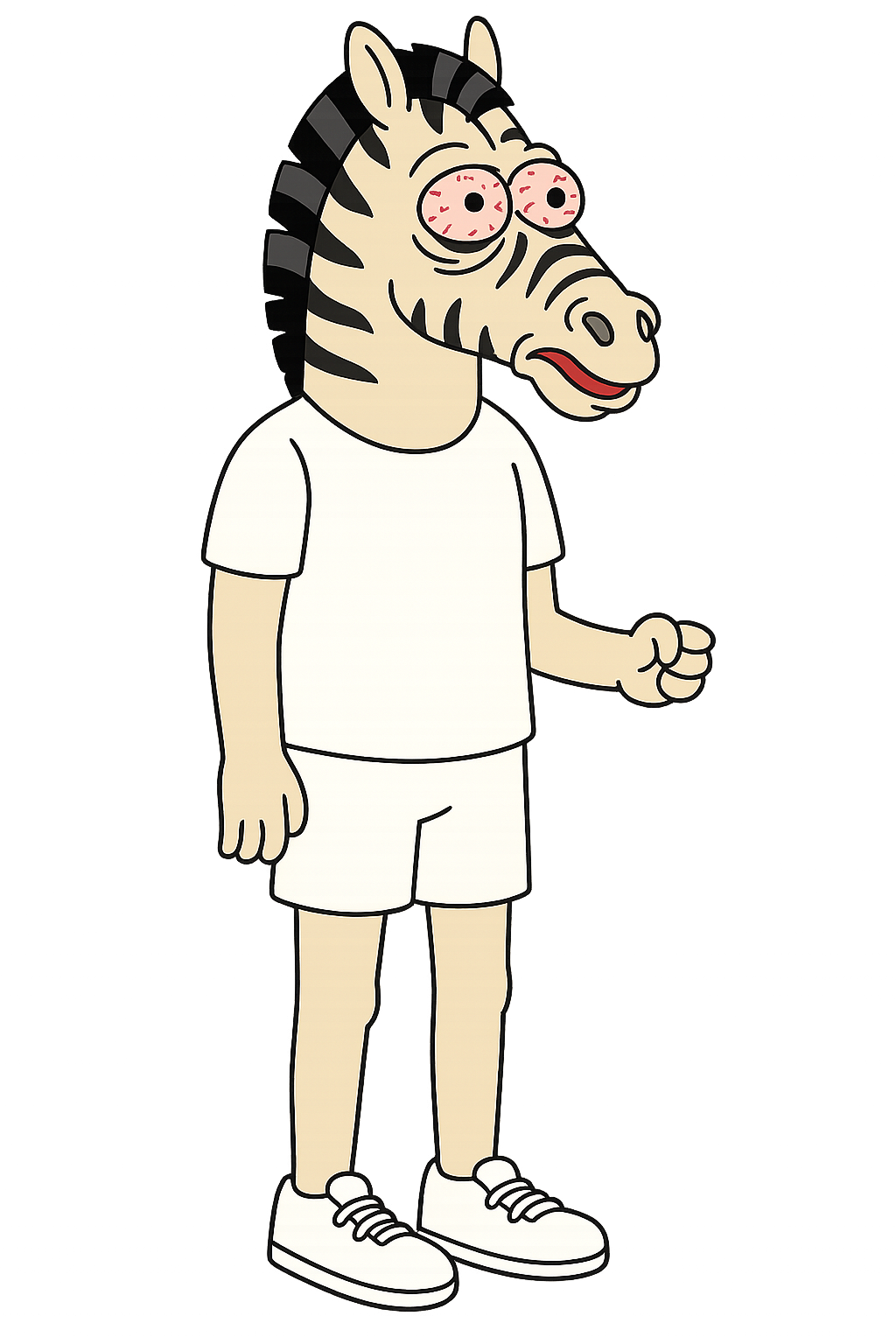 Larry the Zebra Character
