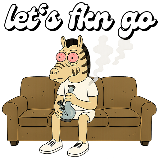 let's fkn go - Larry gaming on couch